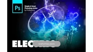 دانلود اکشن فتوشاپ افکت انرژی الکتریکی Electric Photoshop Action