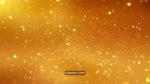 دانلود بک گراند موشن گرافیک ذرات طلایی زیبا Elegant Golden Particle Background