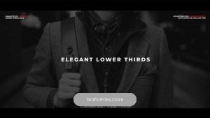 پروژه پریمیر زیرنویس Elegant Lower Thirds