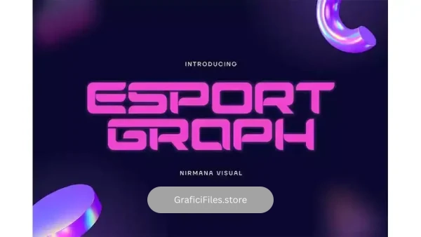 دانلود فونت انگلیسی لوگو Esport Graph – Logo Font