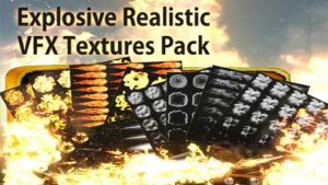 دانلود پروژه Explosive Realistic VFX Texture Pack برای یونیتی