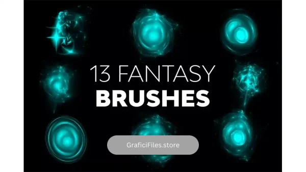 دانلود 13 براش فتوشاپ فانتزی Fantasy Brushes