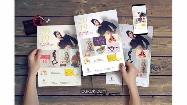 دانلود فایل لایه باز تراکت فشن Fashion Flyer