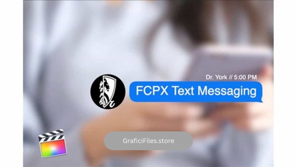 پروژه آماده فاینال کات پرو نمایش پیامک FCPX Text Messaging