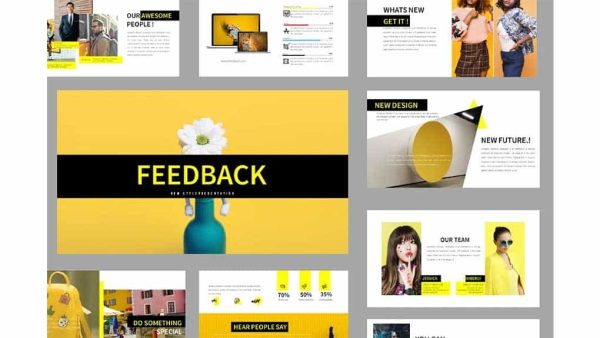 دانلود قالب پاورپوینت Feedback Presentation Template