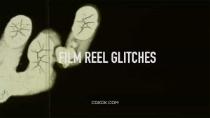 فوتیج افکت سوختن فیلم Film burns and scratches