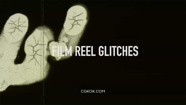 فوتیج افکت سوختن فیلم Film burns and scratches