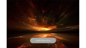 دانلود بک گراند فراکتال آتش fire fractal horizon