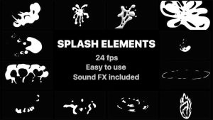 دانلود المان موشن گرافیک Flash FX Splash Elements