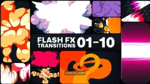 ترانزیشن فاینال کات موشن گرافیک Flash FX Transitions