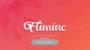 دانلود فایل لایه باز رابط کاربری داشبورد مدیریت Fliminc UI Kit Admin Dashboard