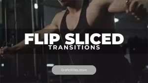دانلود پریست افترافکت ترانزیشن Flip Sliced Transitions