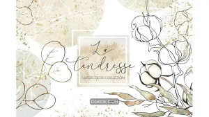 دانلود پترن گلدار عروسی Floral wedding collection