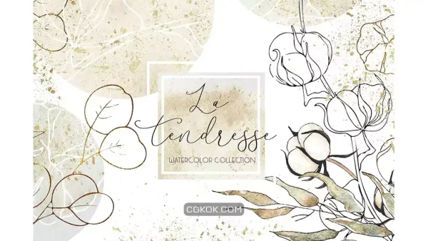 دانلود پترن گلدار عروسی Floral wedding collection