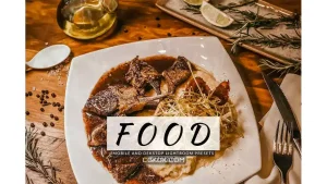 دانلود پریست لایت روم غذا Food Lightroom Presets Dekstop and Mobile