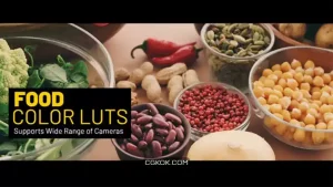 دانلود پریست اصلاح رنگ غذا Food LUTs