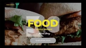پروژه افترافکت تیزر تبلیغاتی غذا Food Promo Version 0.2