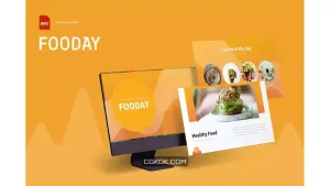 دانلود قالب پاورپوینت غذا Fooday – Powerpoint Template