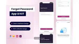 دانلود رابط کاربری فراموشی رمز عبور Forgot Password Mobile App