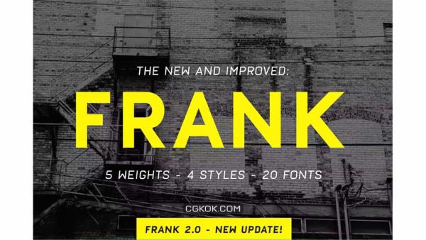 دانلود فونت انگلیسی Frank