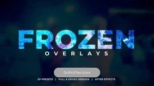 دانلود پریست افترافکت افکت پوشش یخی Frozen Overlay Effects