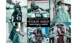 دانلود پریست لایتروم و فتوشاپ استریت فشن به همراه اکشن فتوشاپ Futurist Street Action Photoshop & Lightrom Preset