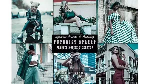 دانلود پریست لایتروم و فتوشاپ استریت فشن به همراه اکشن فتوشاپ Futurist Street Action Photoshop & Lightrom Preset