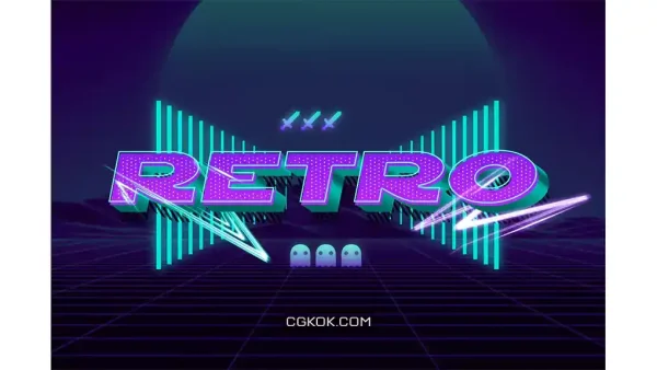 دانلود افکت متن بازی فتوشاپ Gaming Text Effect