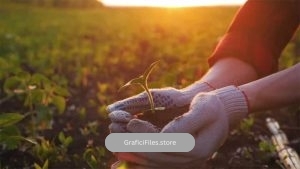 فوتیج کاشت نهال Gardener Planting Seedling