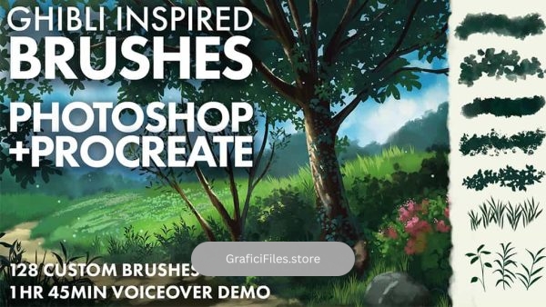 دانلود براش Ghibli برای فتوشاپ و Procreate
