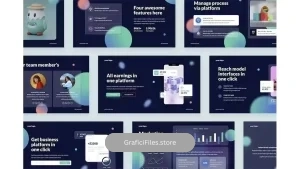 دانلود قالب پاورپوینت Glassmorphism PowerPoint Presentation Template