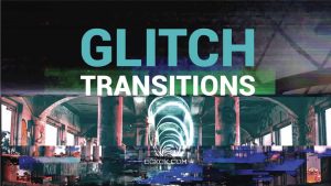پروژه داوینچی ریزالو ترانزیشن نویز و پارازیت Glitch Transitions