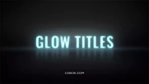 پروژه پریمیر تایتل درخشان Glow Titles