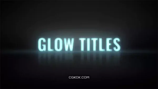 پروژه پریمیر تایتل درخشان Glow Titles