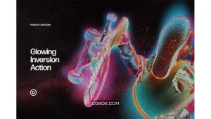 دانلود اکشن فتوشاپ افکت درخشش Glowing Inversion Action
