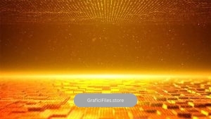 دانلود بک گراند موشن گرافیک Golden Cube Particles Background
