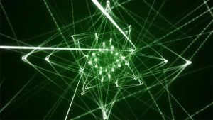 دانلود بک گراند موشن گرافیک Green Star Laser VJ Background