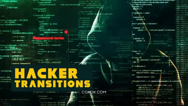 دانلود پریست افترافکت ترانزیشن هکر Hacker Transitions