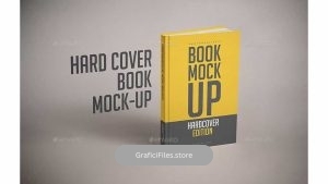 دانلود موکاپ کتاب Hardcover Book Mock-up