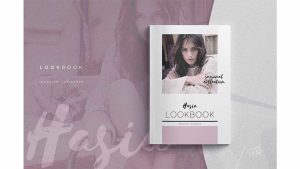دانلود قالب آماده ایندیزاین کتاب Hasia – Lookbook