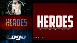 پروژه افترافکت نمایش لوگو اینترو قهرمانی Heroes Logo Intro