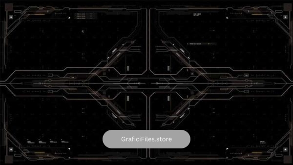 دانلود فوتیج صفحه نمایش پیشرفته Hi-tech Display