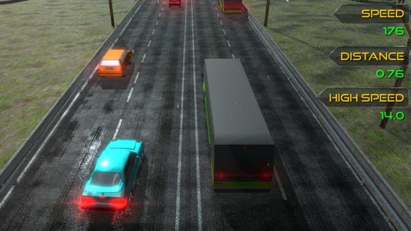 دانلود پروژه آماده بازی Highway Racer برای یونیتی