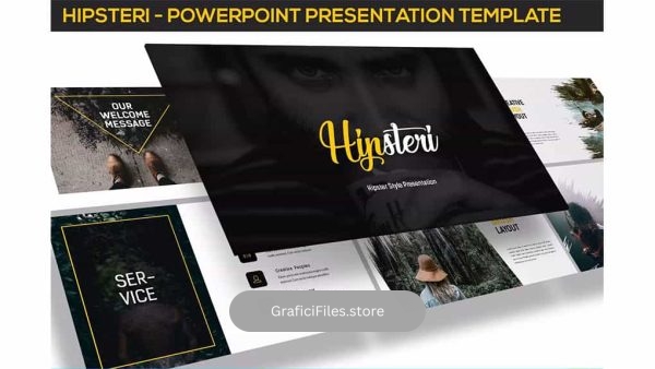 دانلود قالب پاورپوینت Hipsteri – Hipster Style Powerpoint Presentation