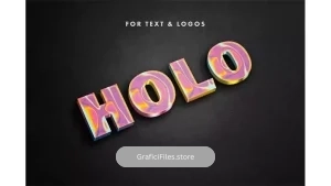دانلود افکت متن هولوگرام Holographic Goo Effect