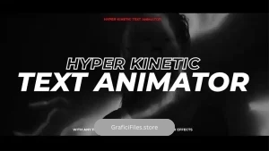 دانلود پریست متن افترافکت Hyper Kinetic Text Animator