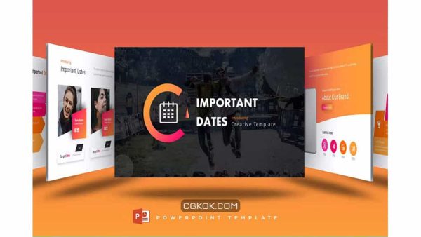 دانلود قالب پاورپوینت Important Dates – Powerpoint Template