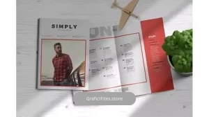 دانلود قالب ایندیزاین مجله InDesign Magazine Template 23