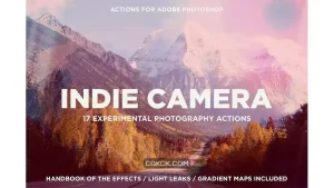 دانلود اکشن فتوشاپ Indie Camera Actions for Adobe Photoshop