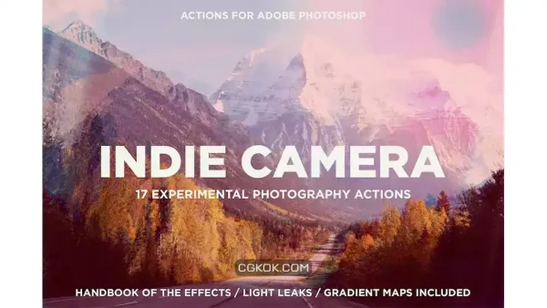 دانلود اکشن فتوشاپ Indie Camera Actions for Adobe Photoshop
